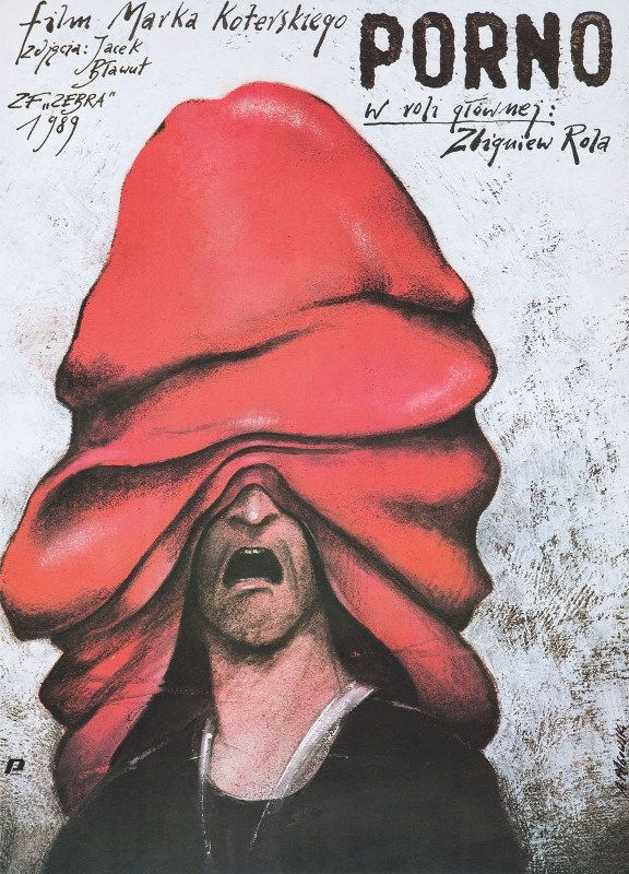 Polski plakat filmu 'Porno'