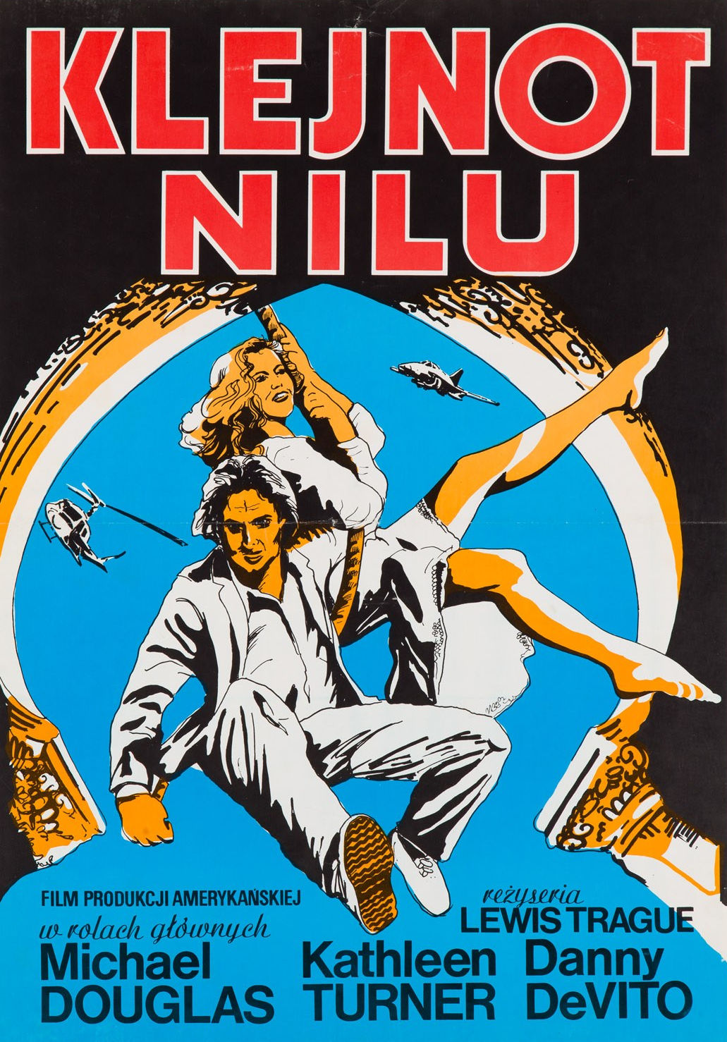 Polski plakat filmu 'Klejnot Nilu'