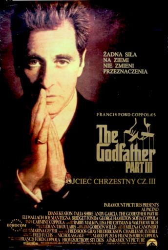 Polski plakat filmu 'Ojciec Chrzestny III'