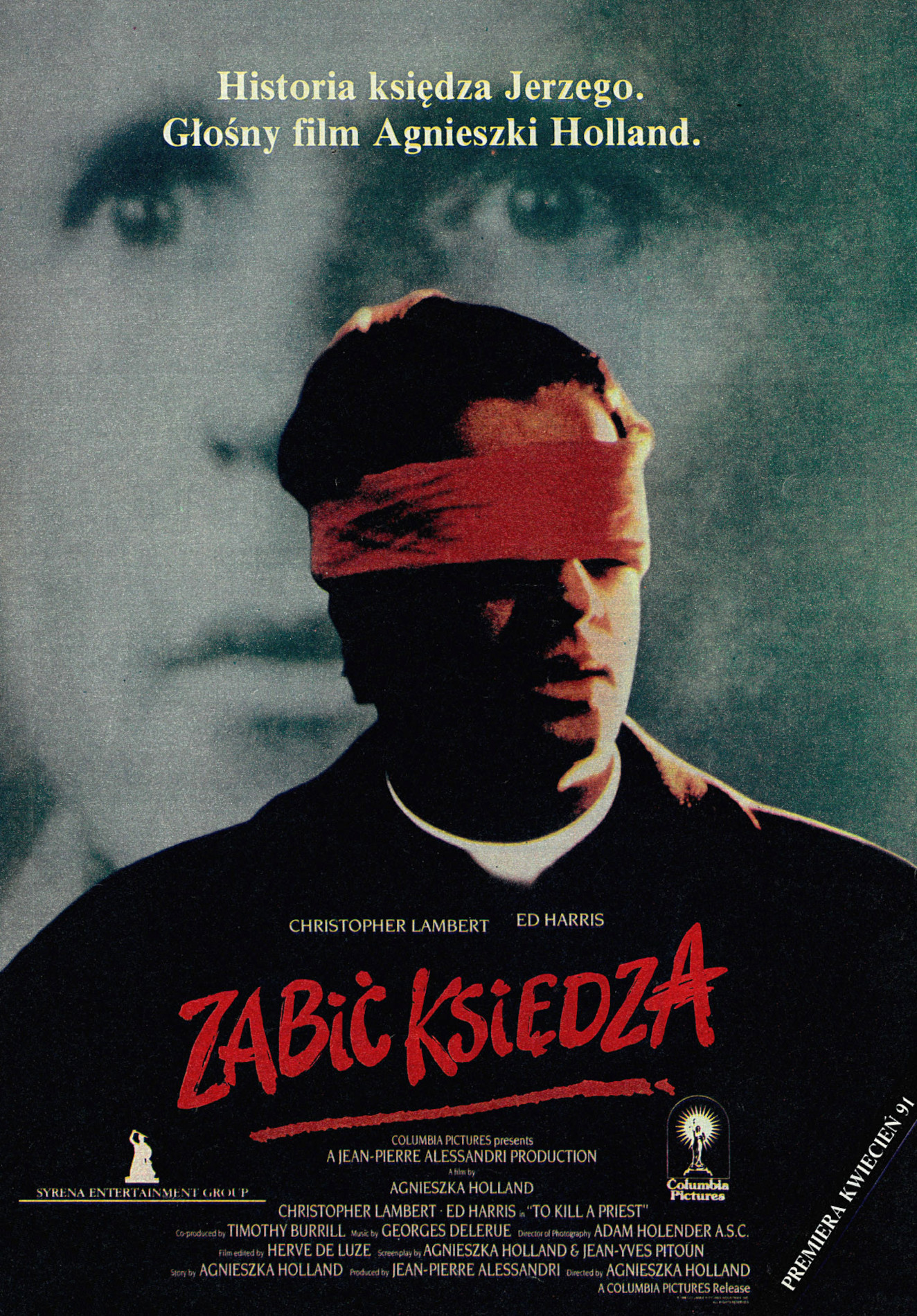 Polski plakat filmu 'Zabić Księdza'