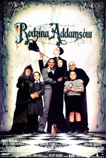 Polski plakat filmu 'Rodzina Addamsów'