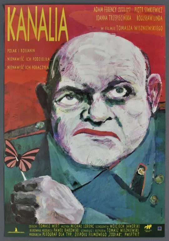 Polski plakat filmu 'Kanalia'