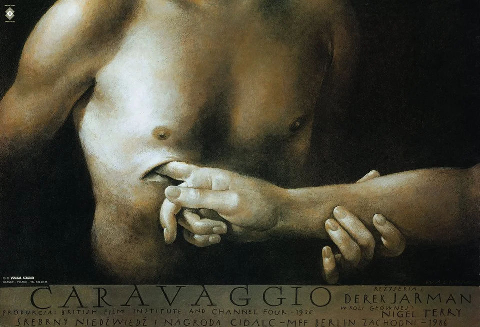 Polski plakat filmu 'Caravaggio'