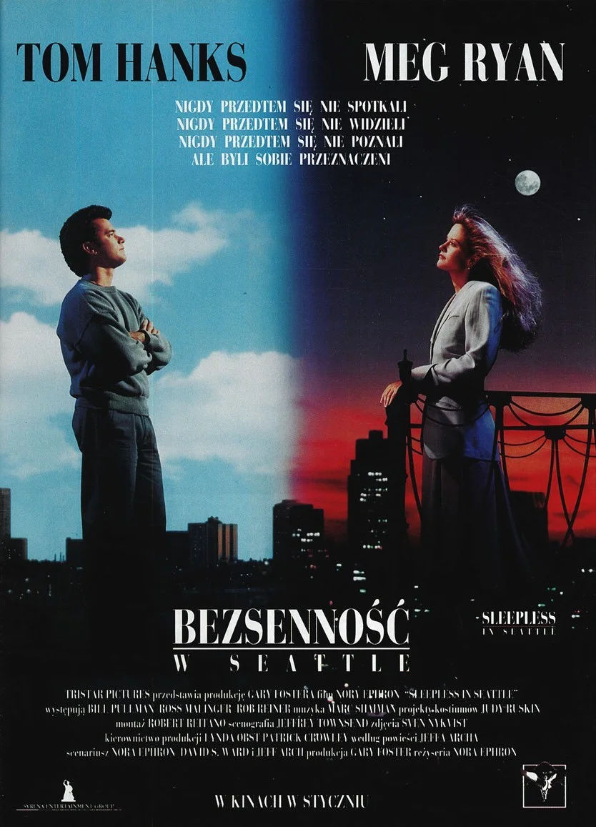 Polski plakat filmu 'Bezsenność W Seattle'