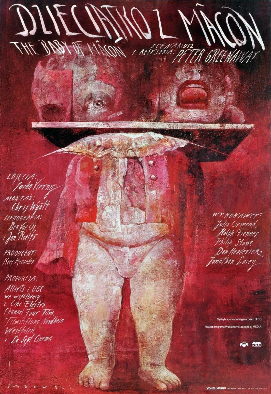 Polski plakat filmu 'Dzieciątko Z Mâcon'