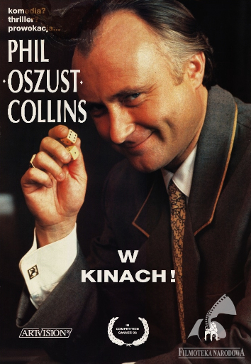 Przód ulotki filmu 'Phil Oszust Collins'