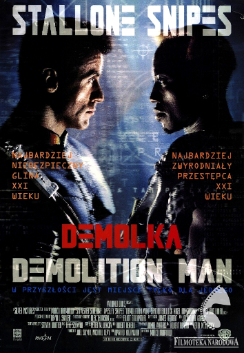 Przód ulotki filmu 'Demolka'