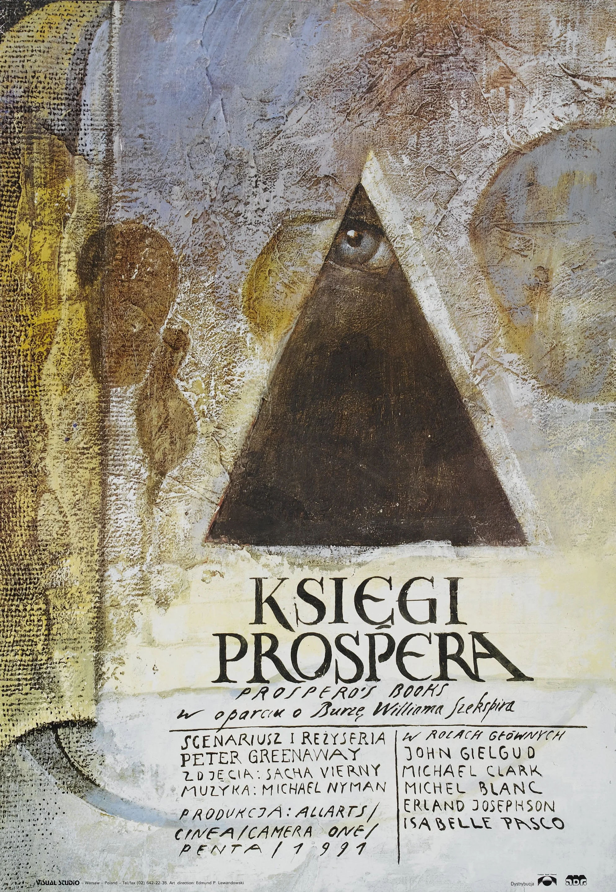 Polski plakat filmu 'Księgi Prospera'