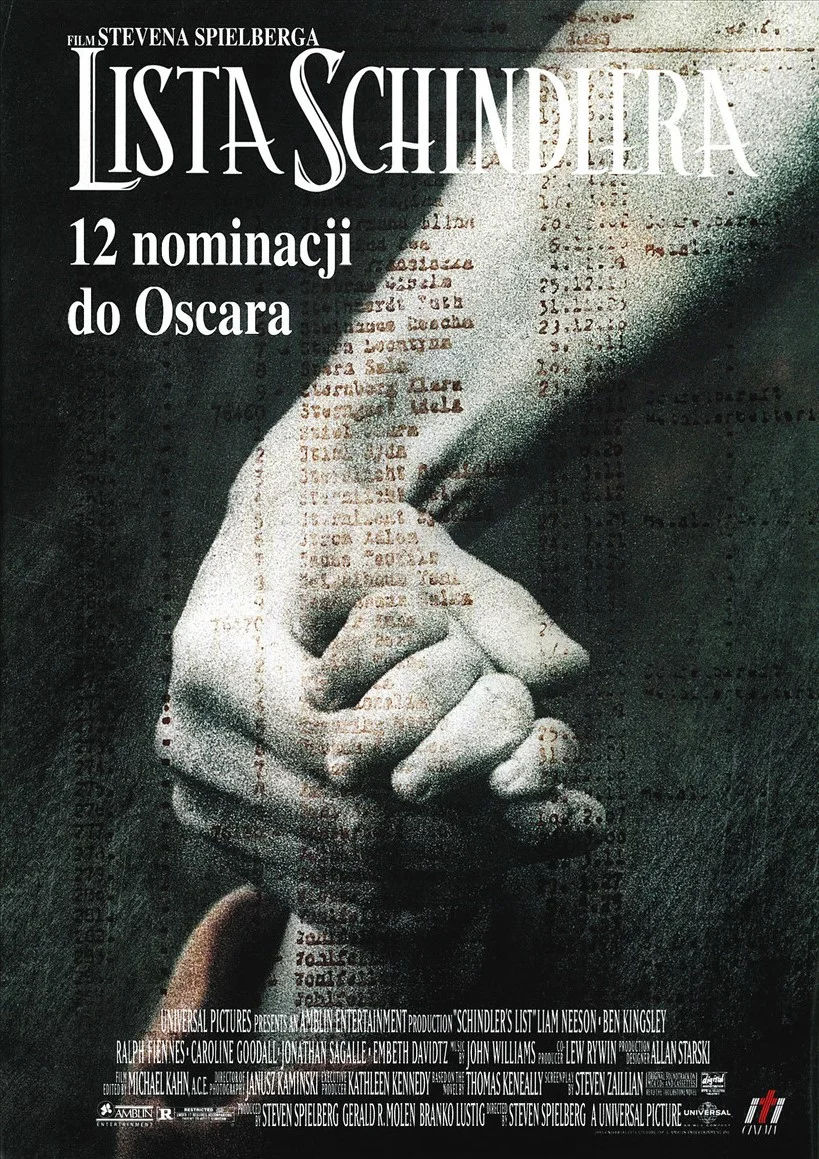 Polski plakat filmu 'Lista Schindlera'