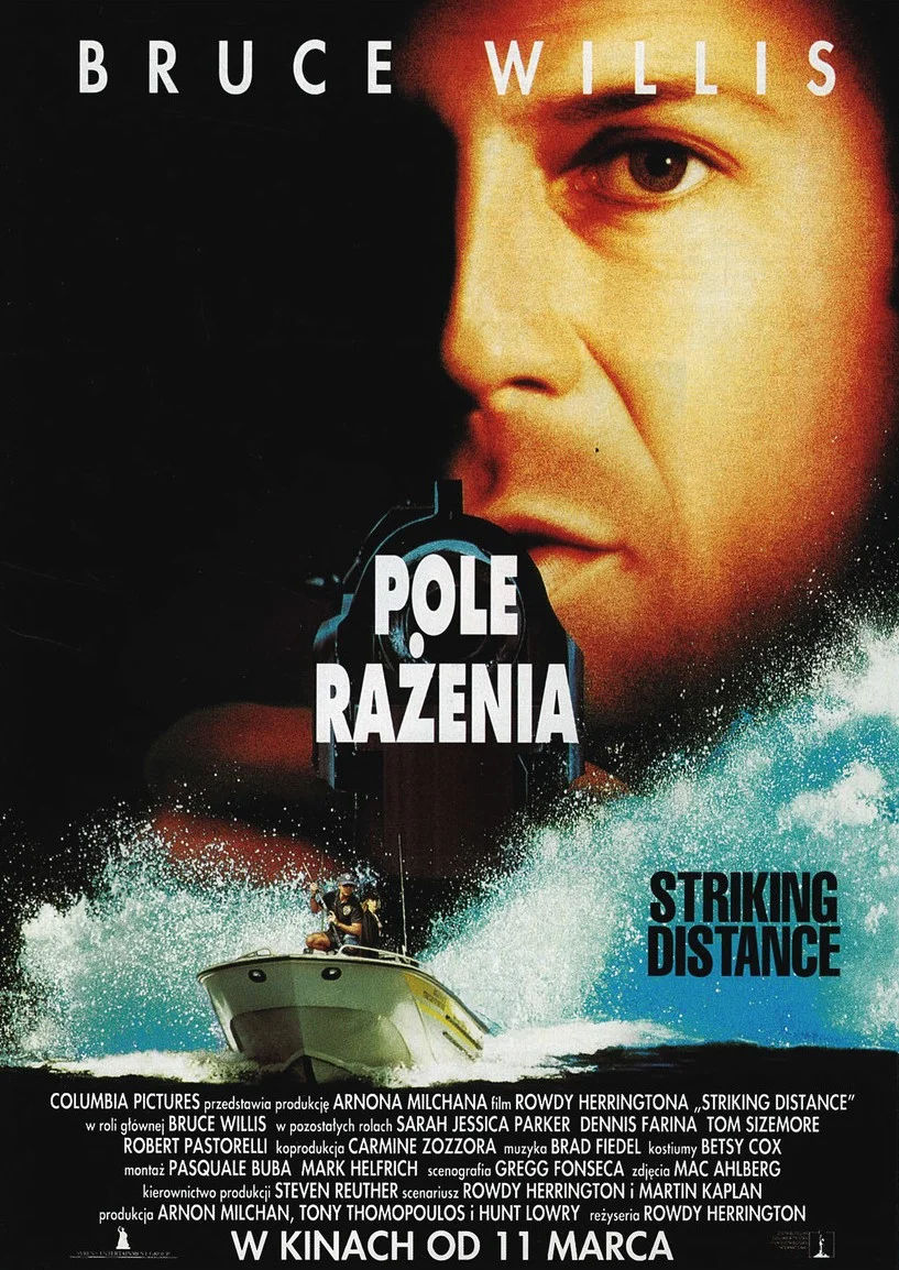 Polski plakat filmu 'Pole Rażenia'