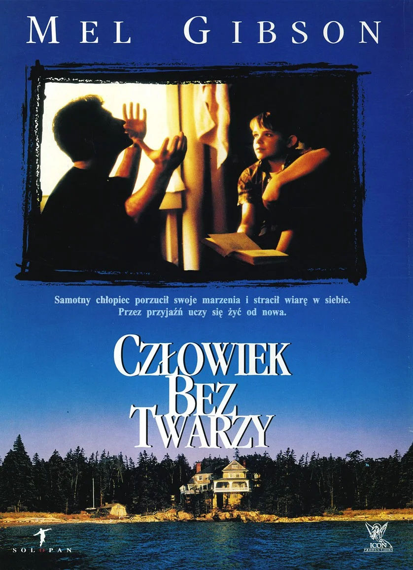 Polski plakat filmu 'Człowiek Bez Twarzy'