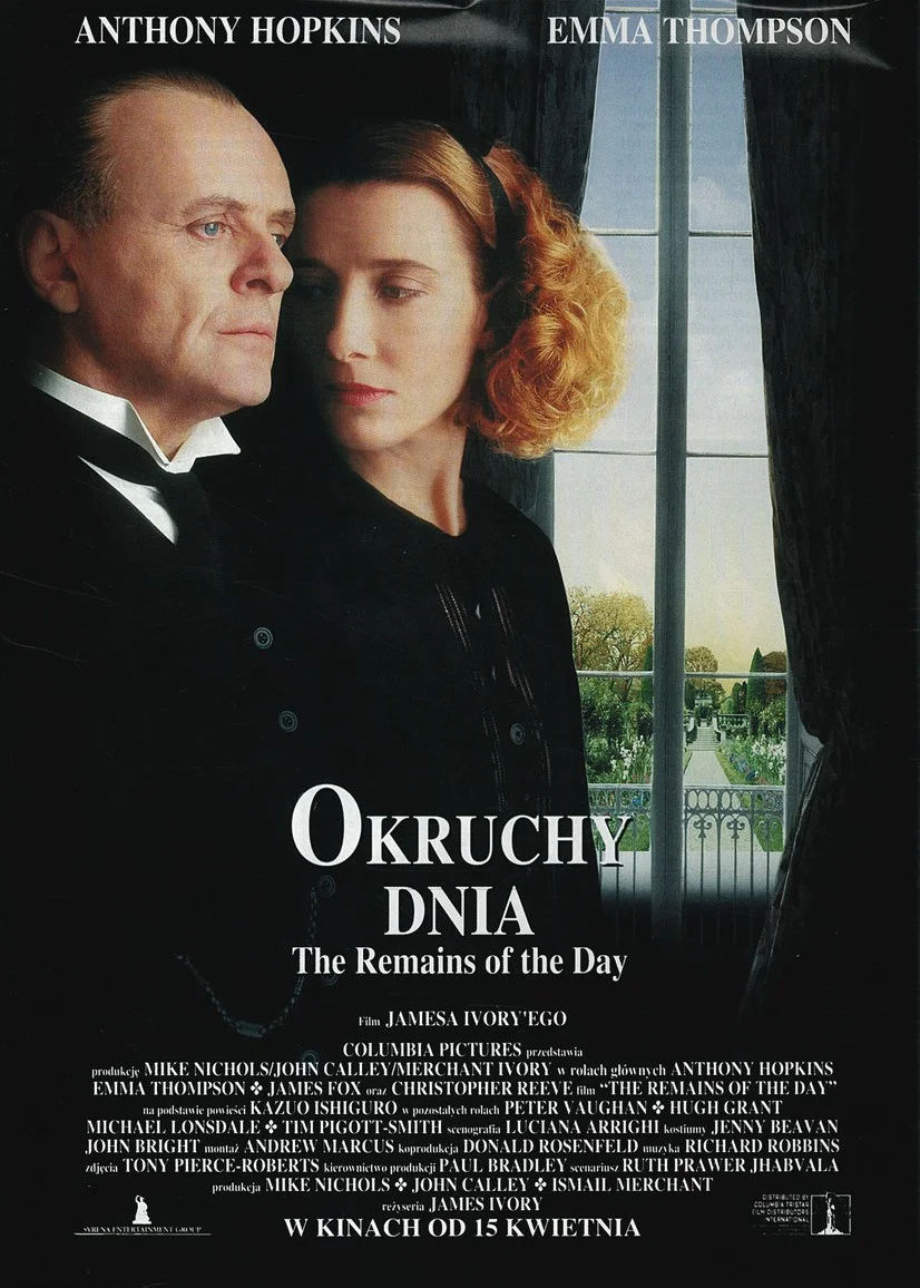 Polski plakat filmu 'Okruchy Dnia'