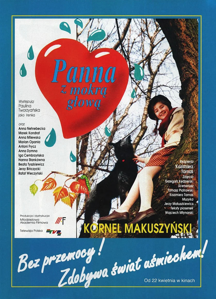 Polski plakat filmu 'Panna Z Mokrą Głową'
