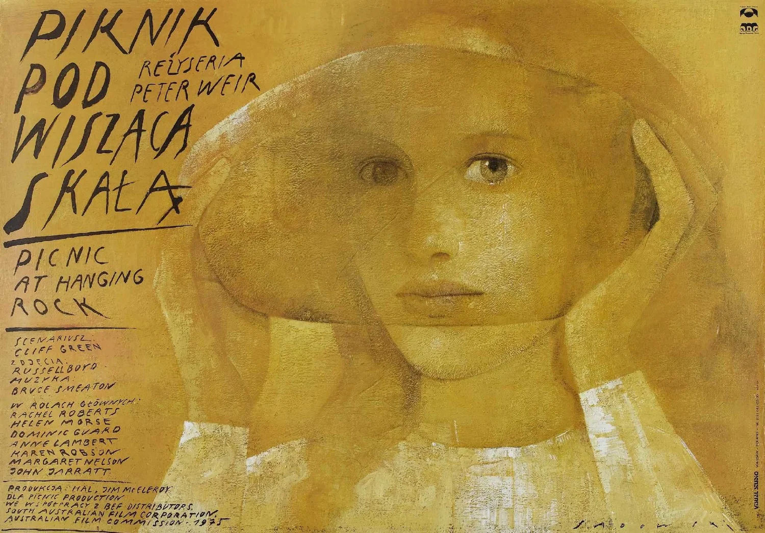 Polski plakat filmu 'Piknik Pod Wiszącą Skałą'