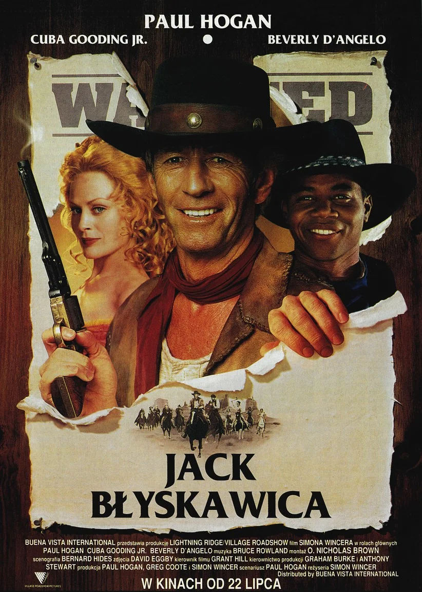 Polski plakat filmu 'Jack Błyskawica'