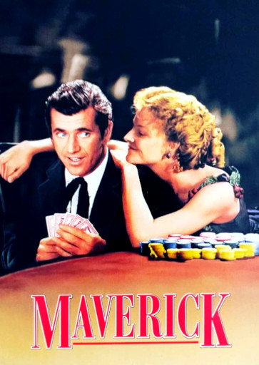 Przód ulotki filmu 'Maverick'