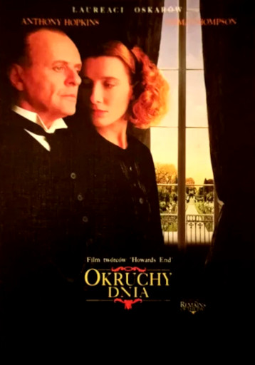 Przód ulotki filmu 'Okruchy Dnia'
