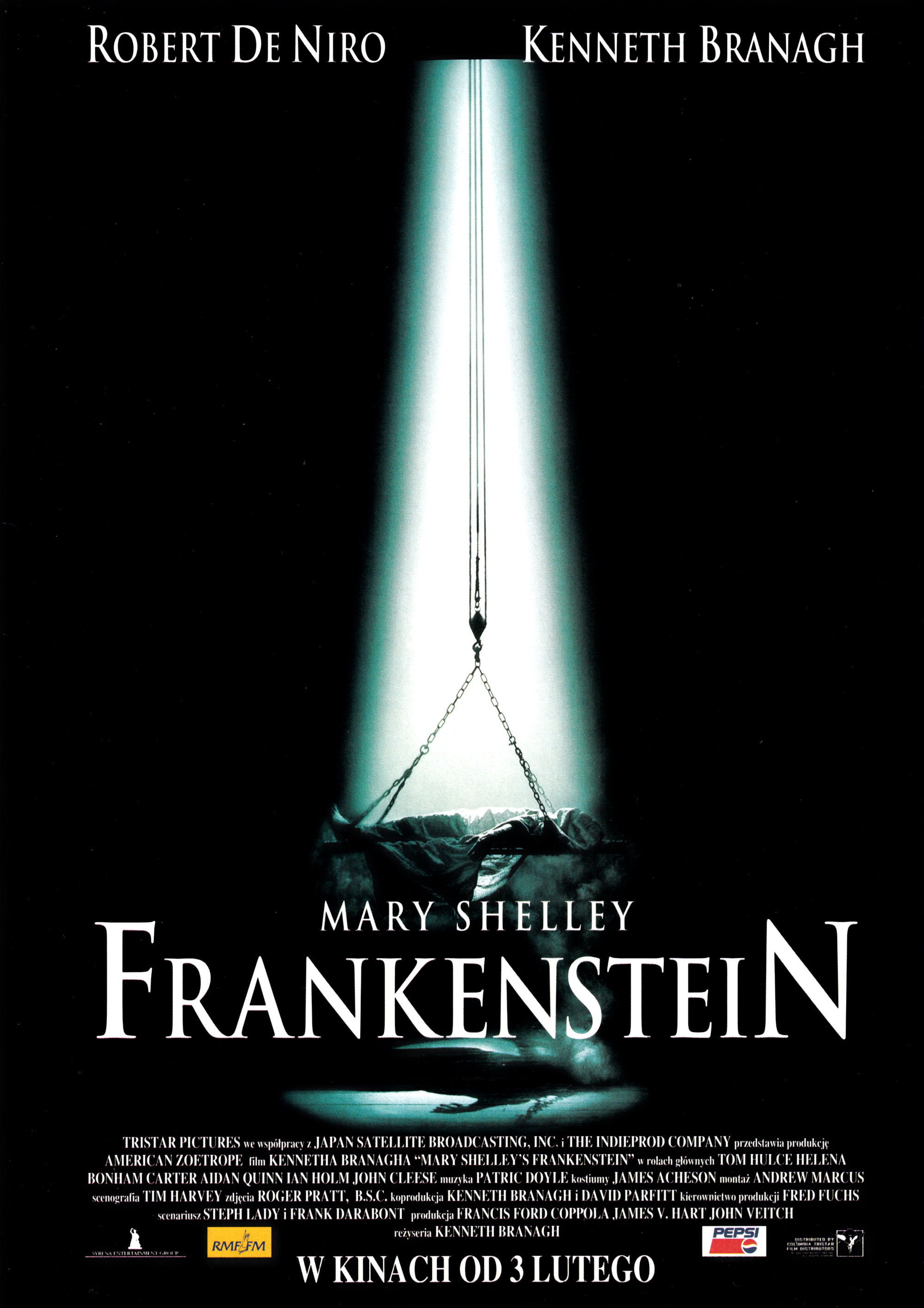Polski plakat filmu 'Frankenstein'