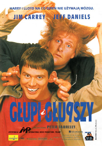 Przód ulotki filmu 'Głupi i Głupszy'