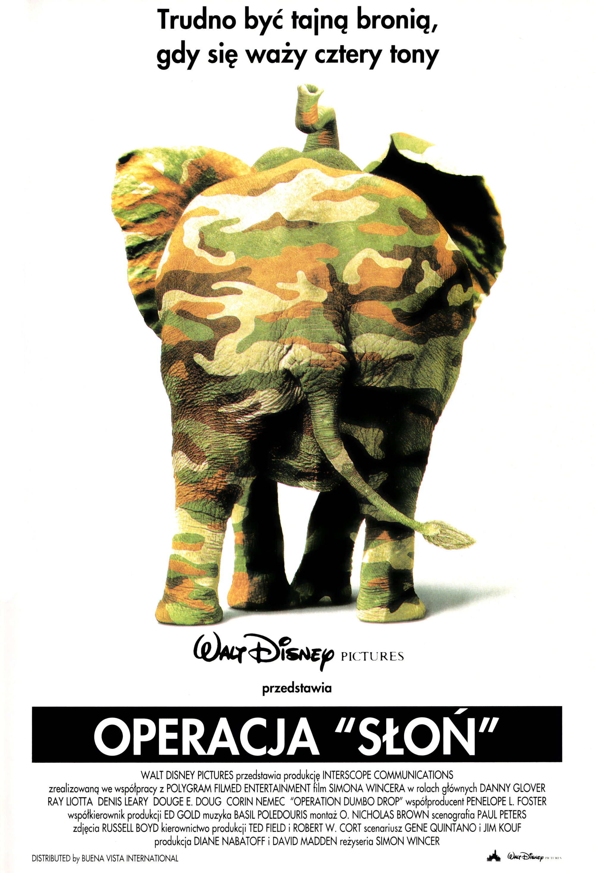 Polski plakat filmu 'Operacja „Słoń”'