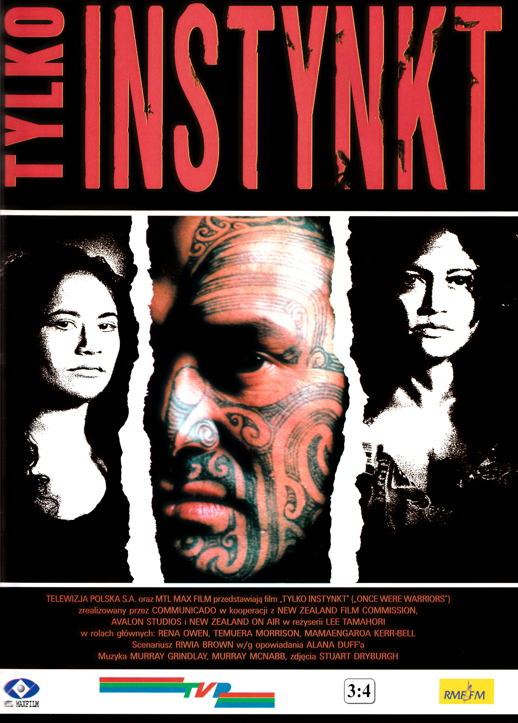 Polski plakat filmu 'Tylko Instynkt'