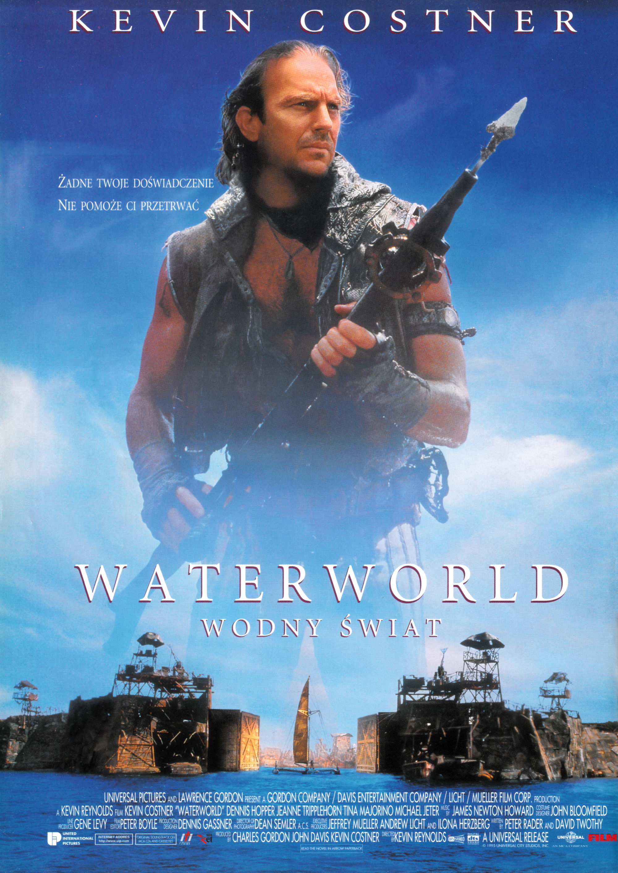 Polski plakat filmu 'Wodny Świat'