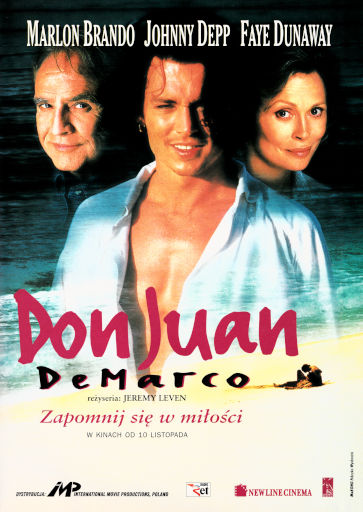 Polski plakat filmu 'Don Juan DeMarco'