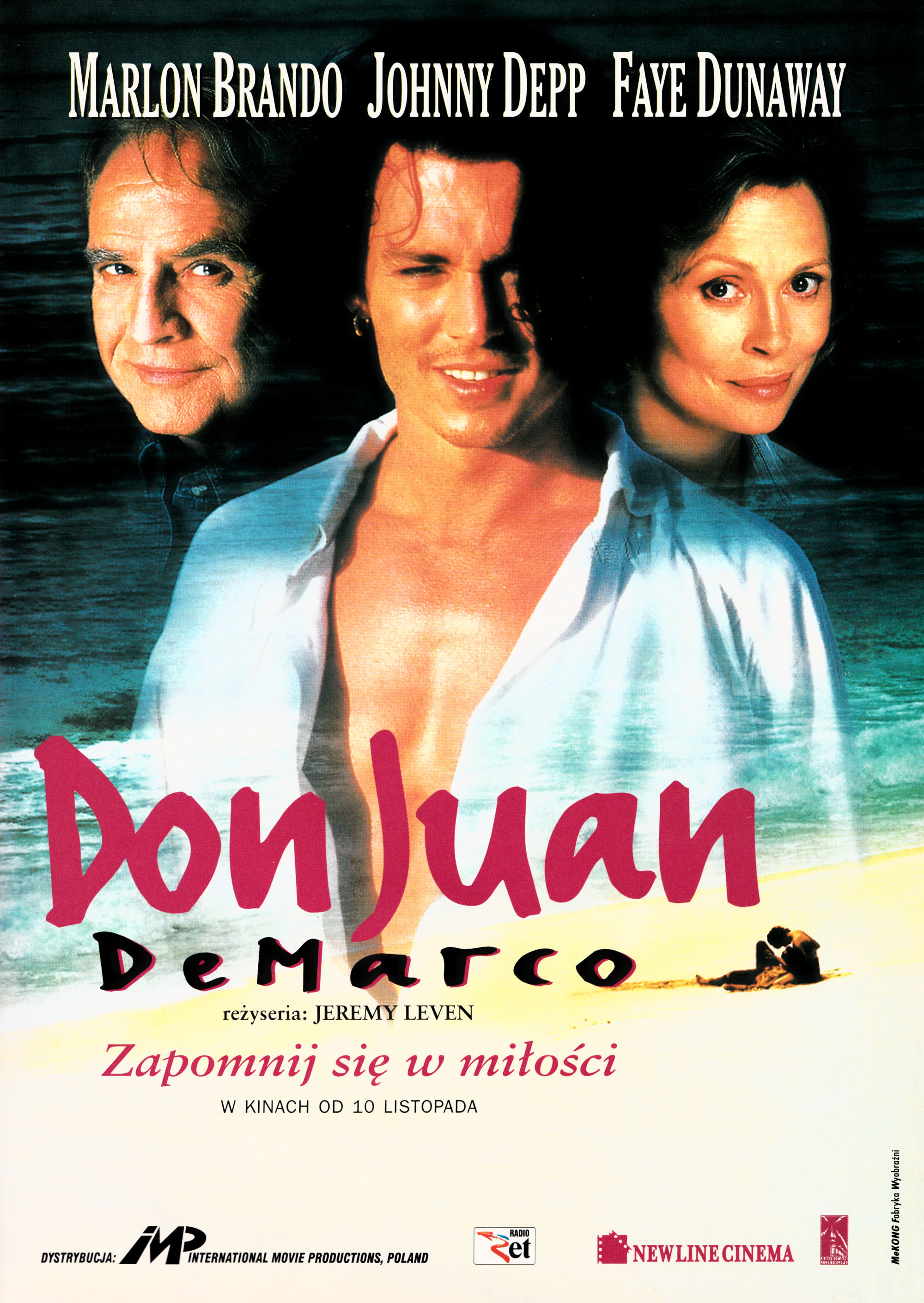 Polski plakat filmu 'Don Juan DeMarco'