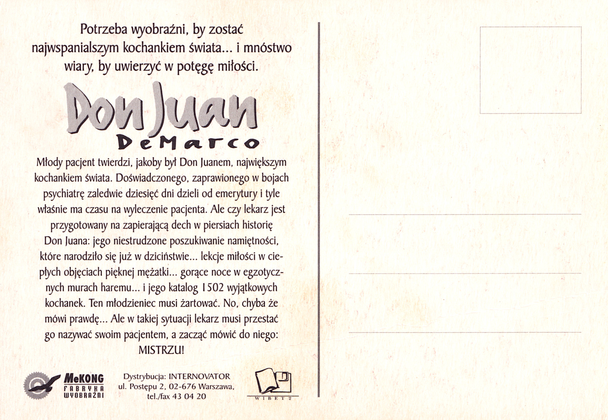 Ulotka filmu ''