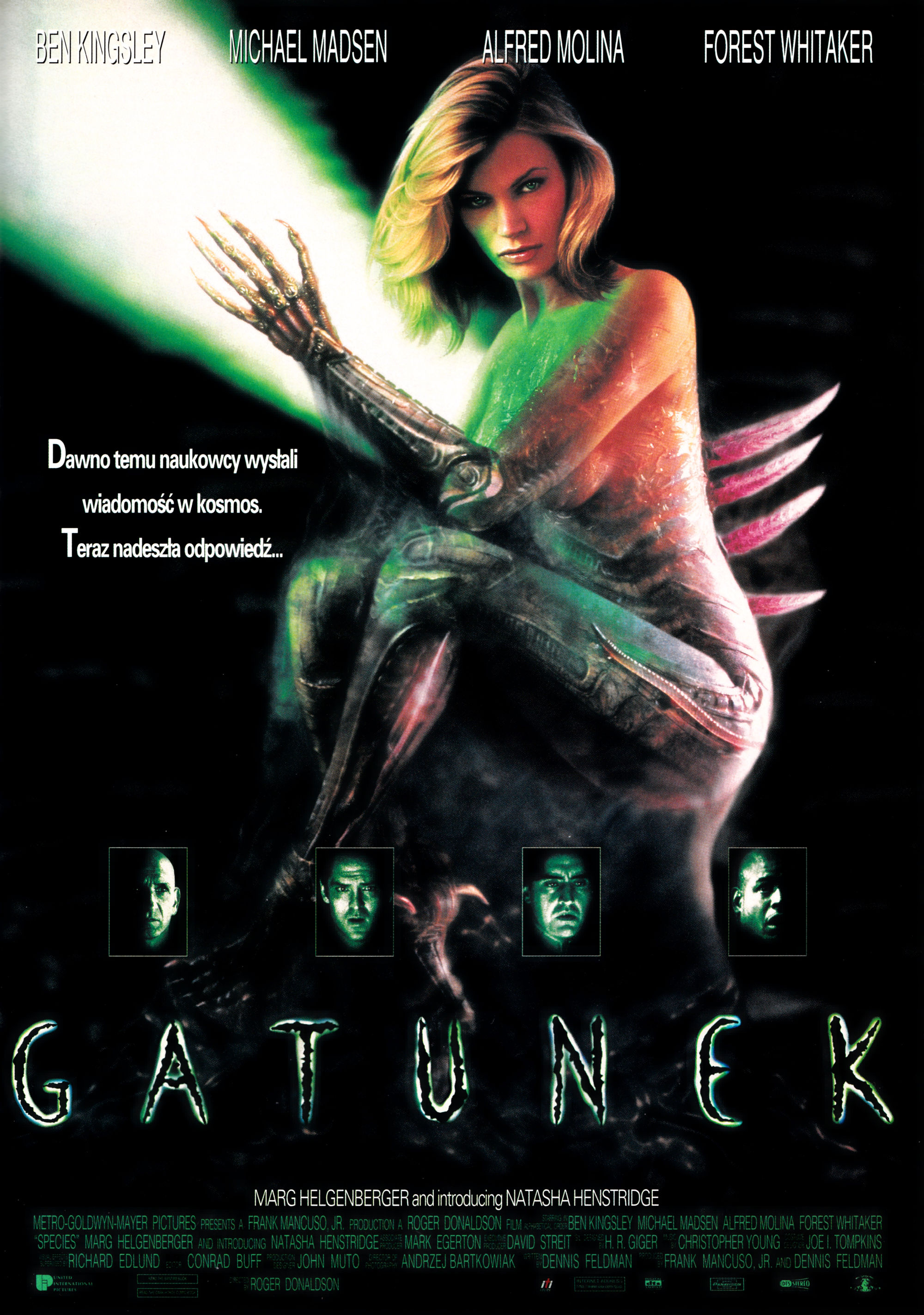 Polski plakat filmu 'Gatunek'