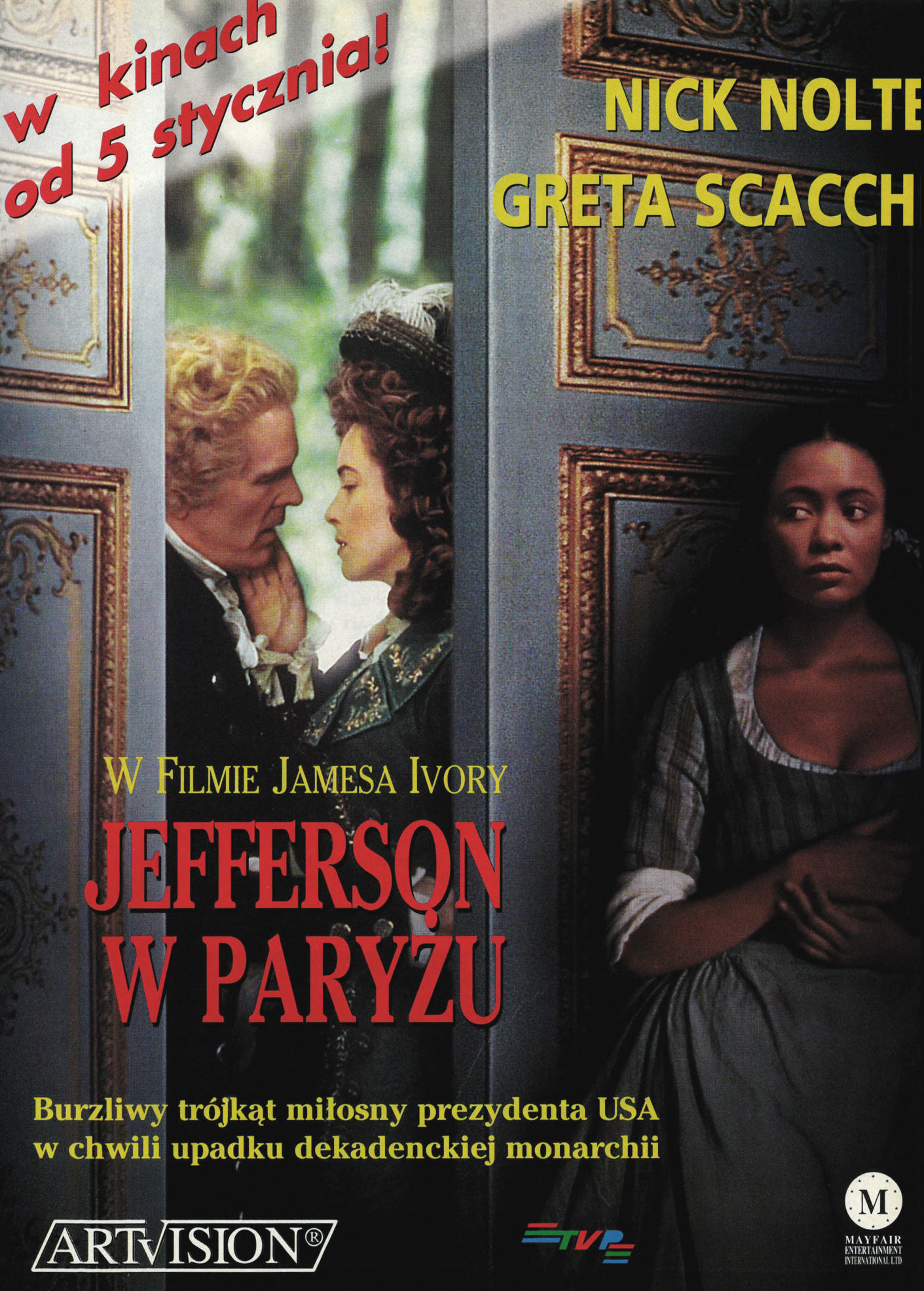 Polski plakat filmu 'Jefferson W Paryżu'