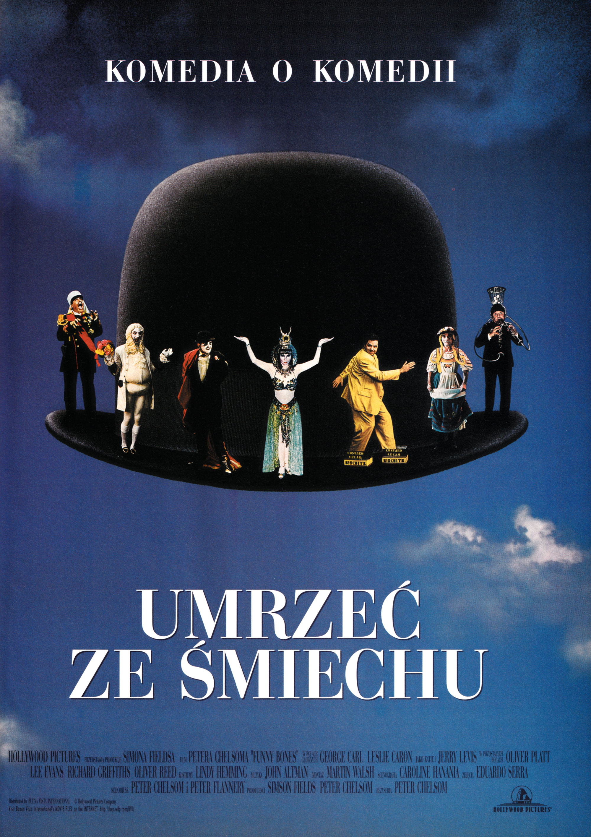 Polski plakat filmu 'Umrzeć Ze Śmiechu'