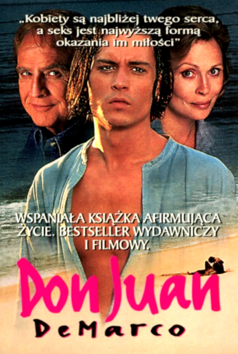 Przód ulotki filmu 'Don Juan DeMarco'