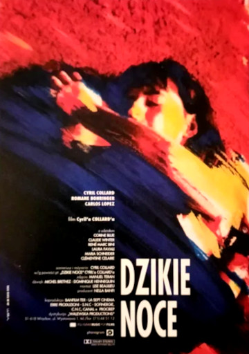 Przód ulotki filmu 'Dzikie Noce'