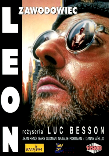 Przód ulotki filmu 'Leon Zawodowiec'