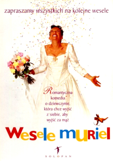 Przód ulotki filmu 'Wesele Muriel'