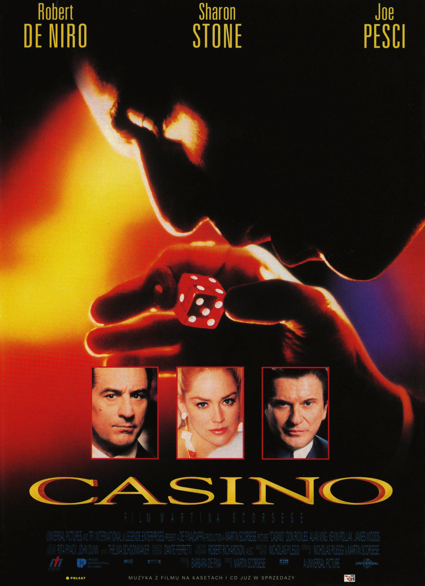 Polski plakat filmu 'Casino'