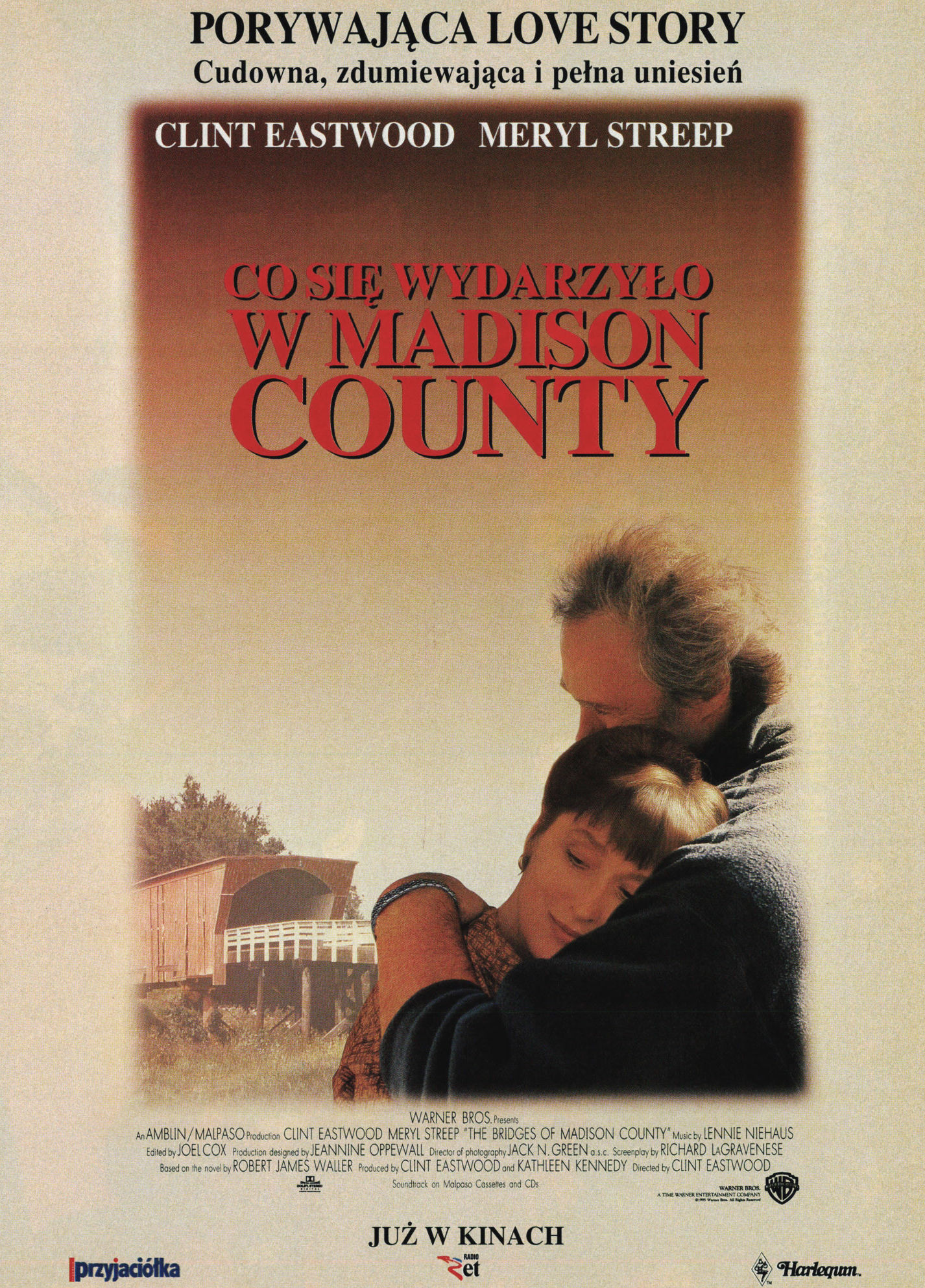 Polski plakat filmu 'Co Się Wydarzyło W Madison County'