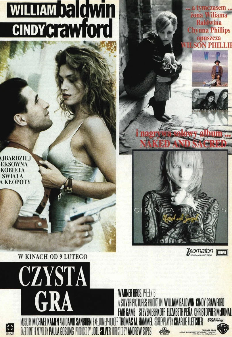 Polski plakat filmu 'Czysta Gra'