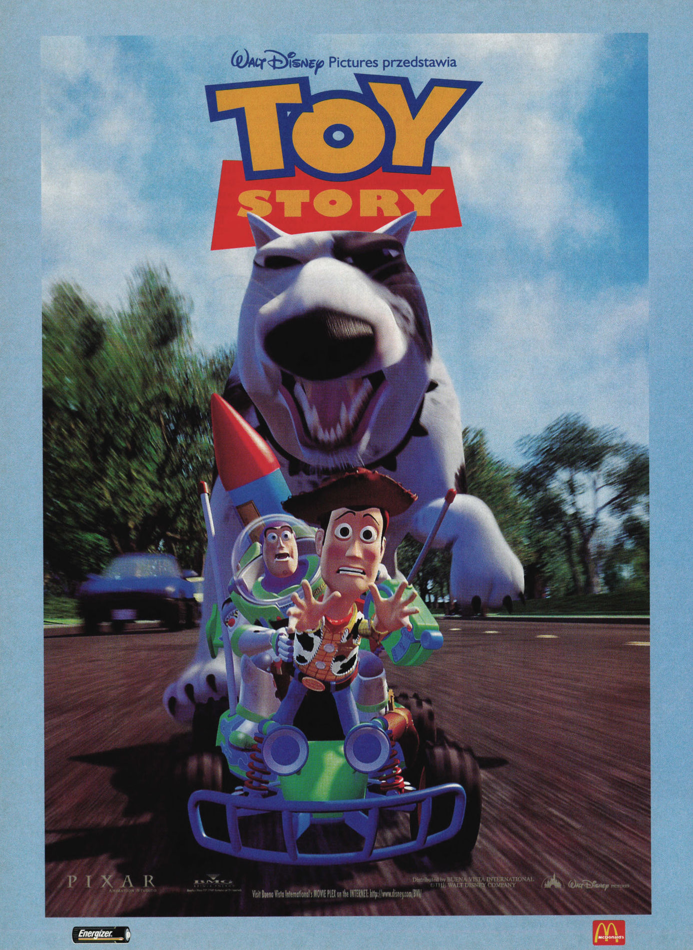 Polski plakat filmu 'Toy Story'