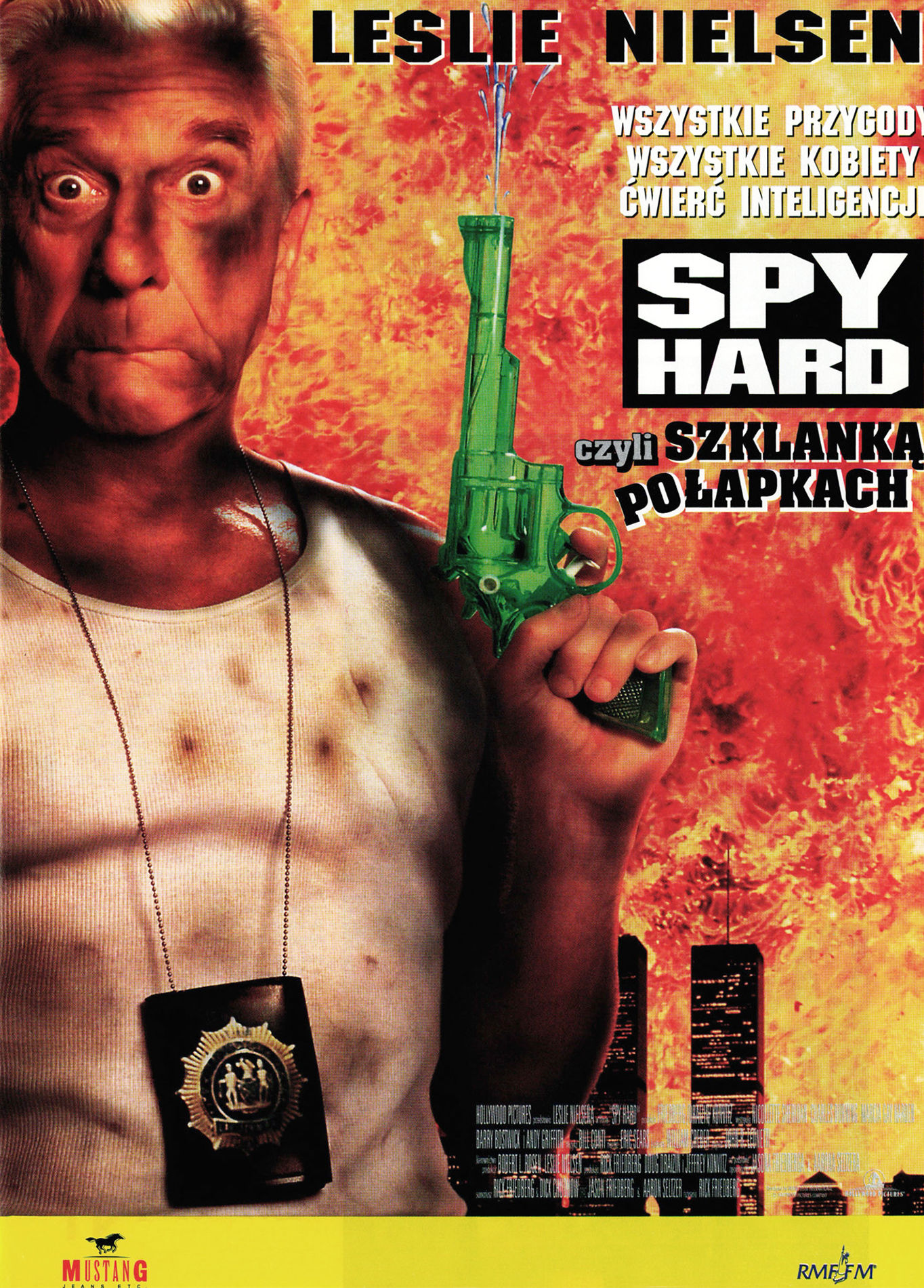 Polski plakat filmu 'Szklanką Po Łapkach'