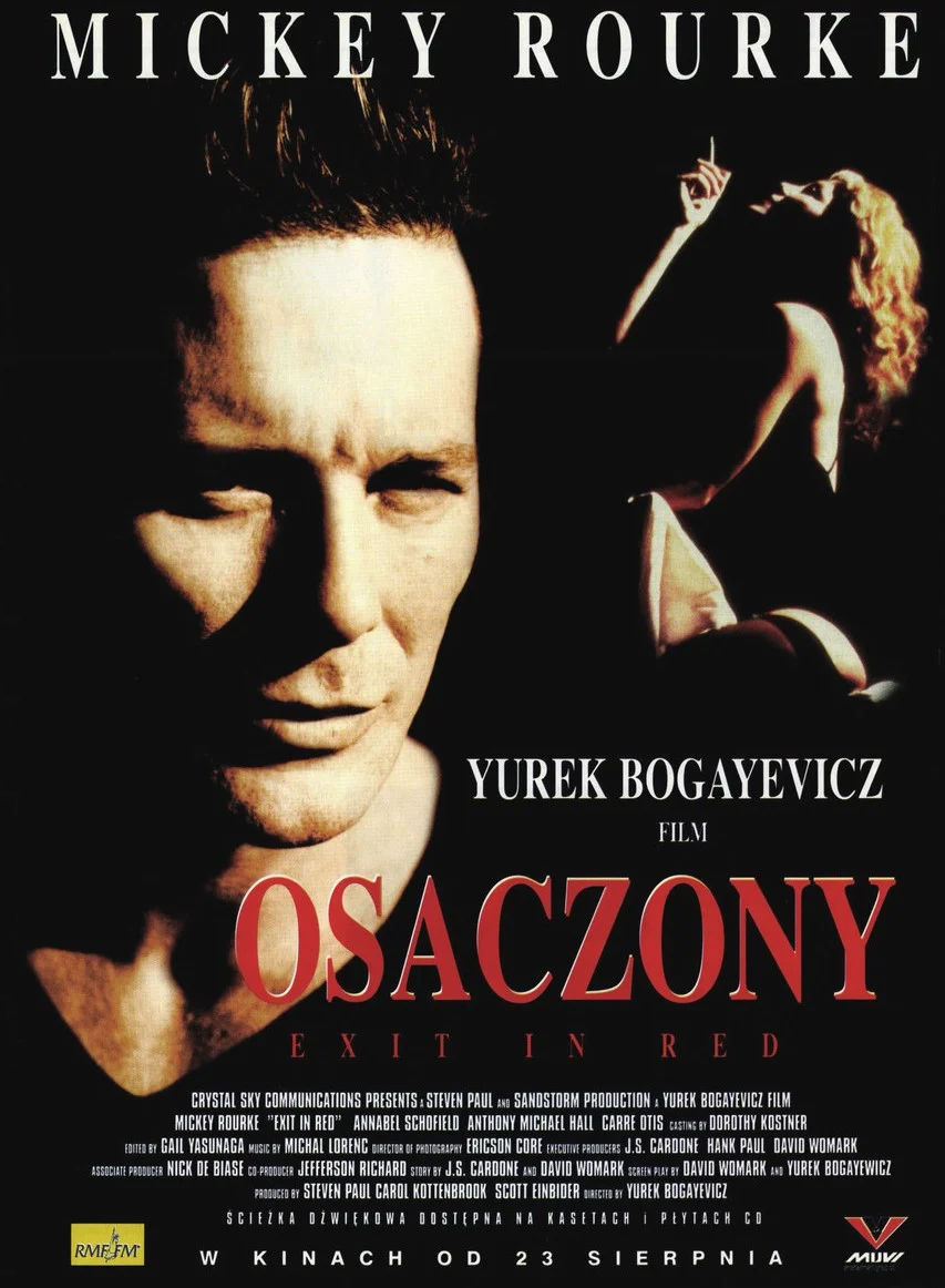 Polski plakat filmu 'Osaczony'