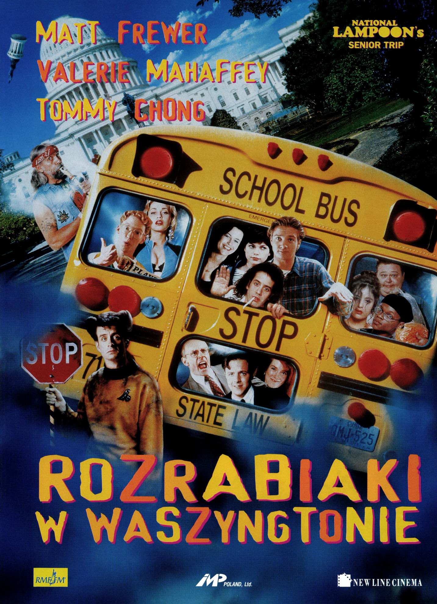 Polski plakat filmu 'Rozrabiaki W Waszyngtonie'