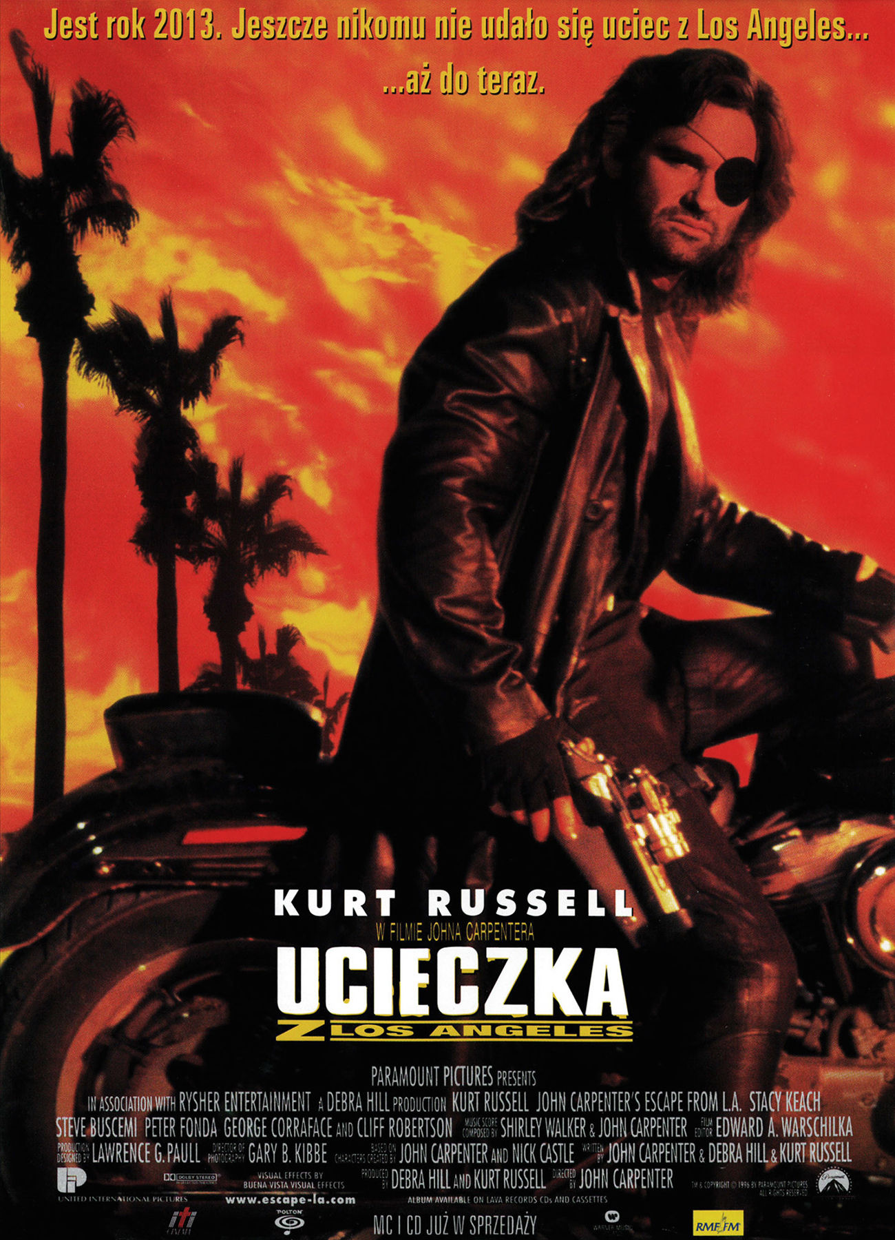 Polski plakat filmu 'Ucieczka Z Los Angeles'