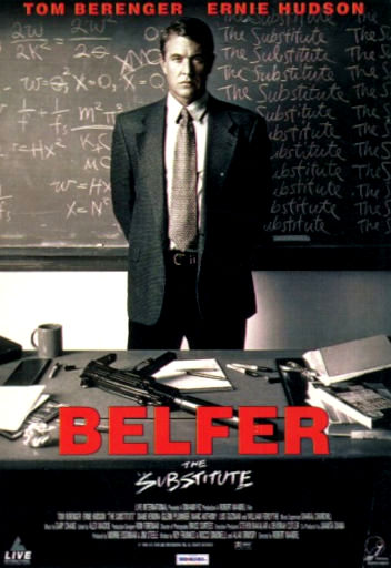 Przód ulotki filmu 'Belfer'