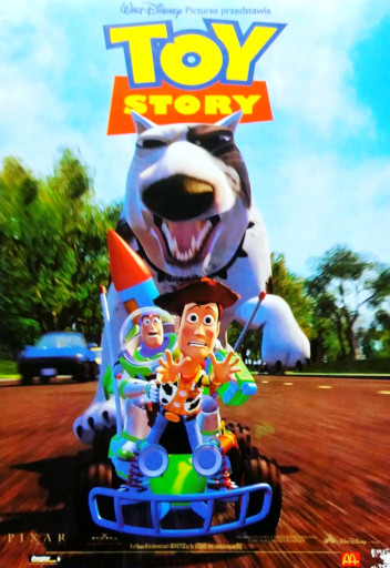 Przód ulotki filmu 'Toy Story'