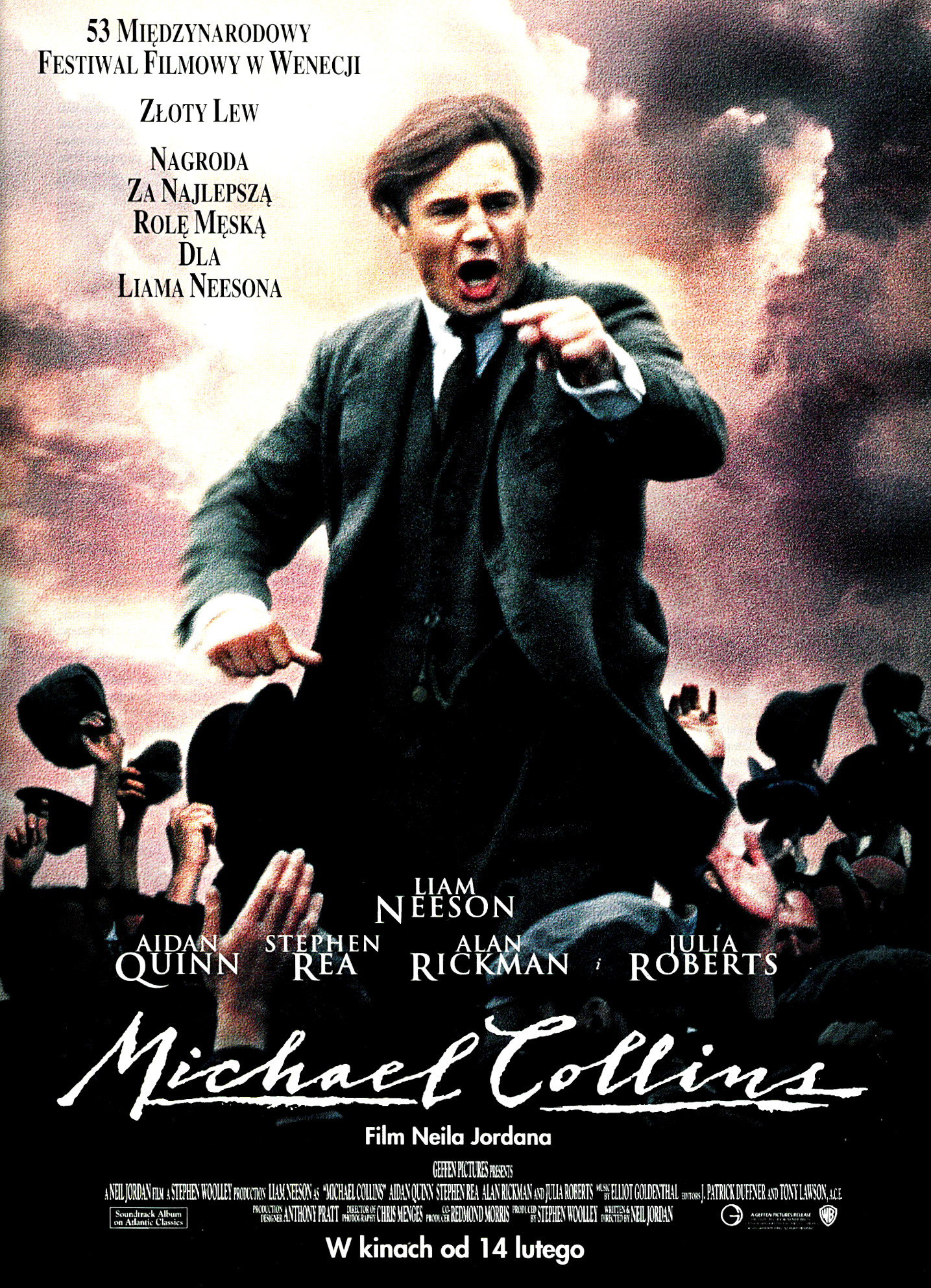Polski plakat filmu 'Michael Collins'