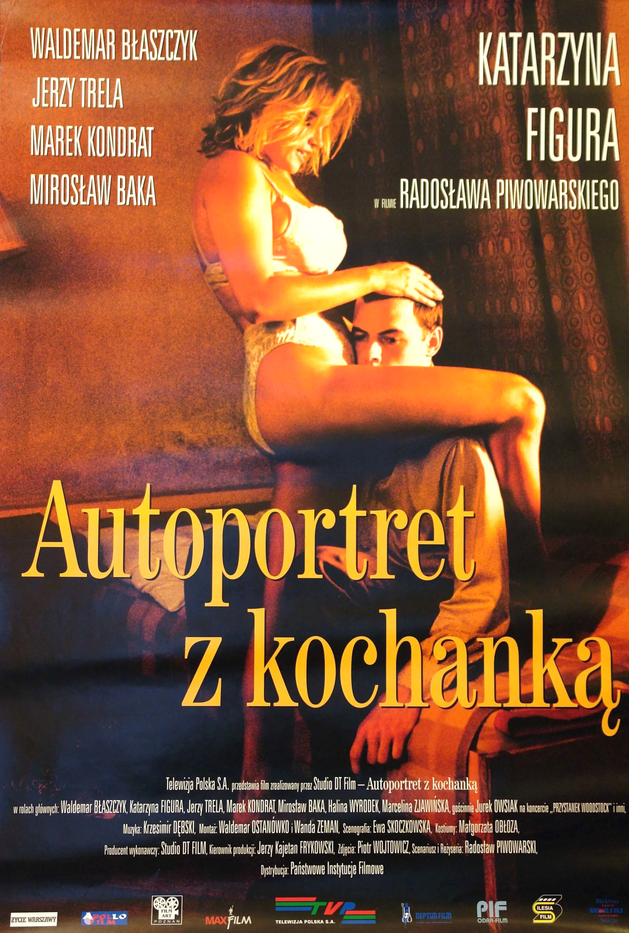 Polski plakat filmu 'Autoportret Z Kochanką'