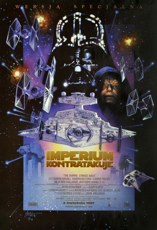 Polski plakat filmu 'Imperium Kontratakuje'