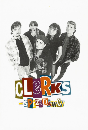Przód ulotki filmu 'Clerks - Sprzedawcy'